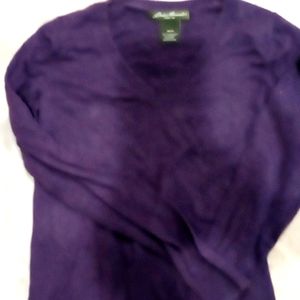 Women purple shirt